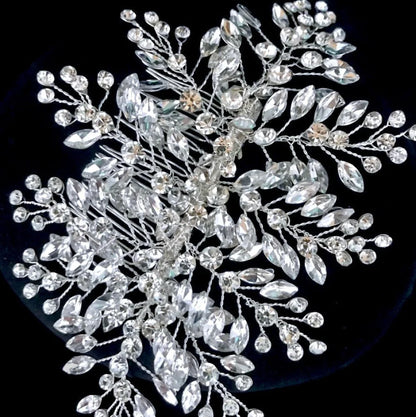 Austrian Crystal Bridal Hair Comb Melba