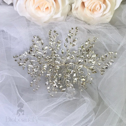 Austrian Crystal Bridal Hair Comb Melba