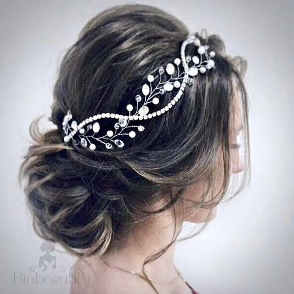 Aya Crystal Bridal Hair Vine