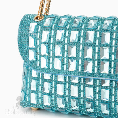 Ayesha Clutch Bag With Gemstones