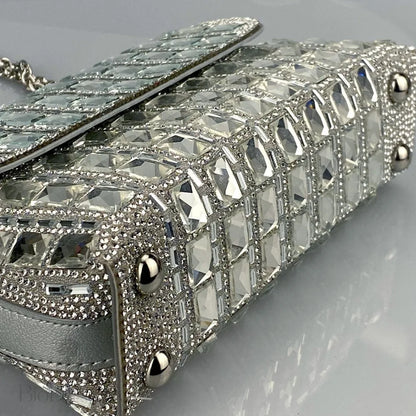 Ayesha Clutch Bag With Gemstones