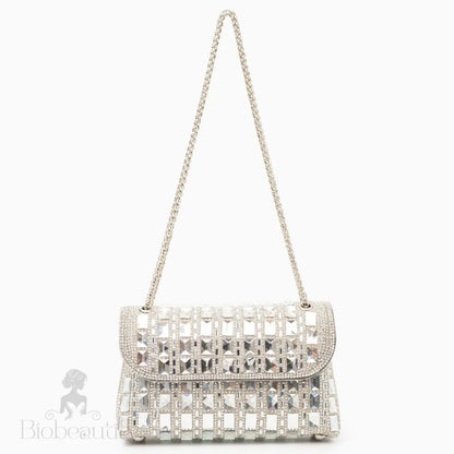 Ayesha Clutch Bag With Gemstones