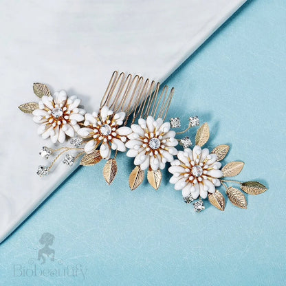 Aysha Bohemian Gold Bridal Hair Accessory