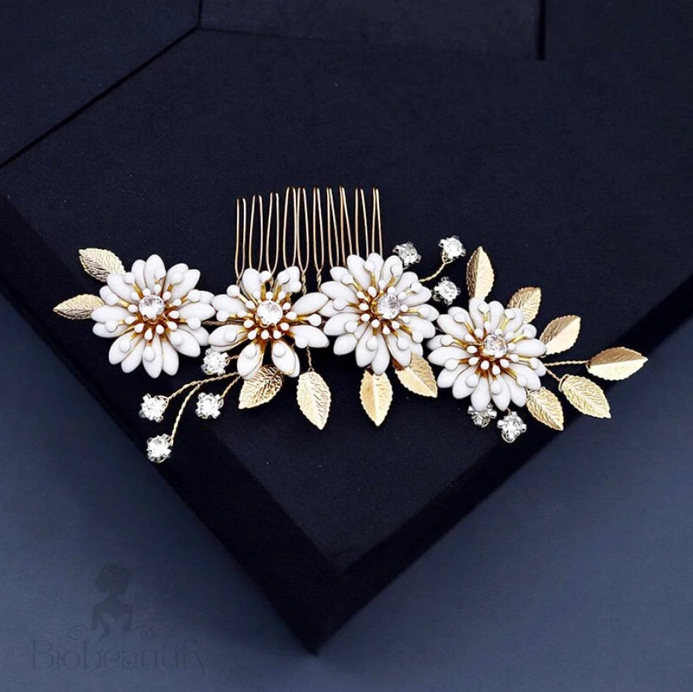 Aysha Bohemian Gold Bridal Hair Accessory