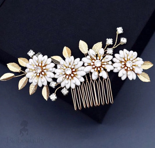 Aysha Bohemian Gold Bridal Hair Accessory