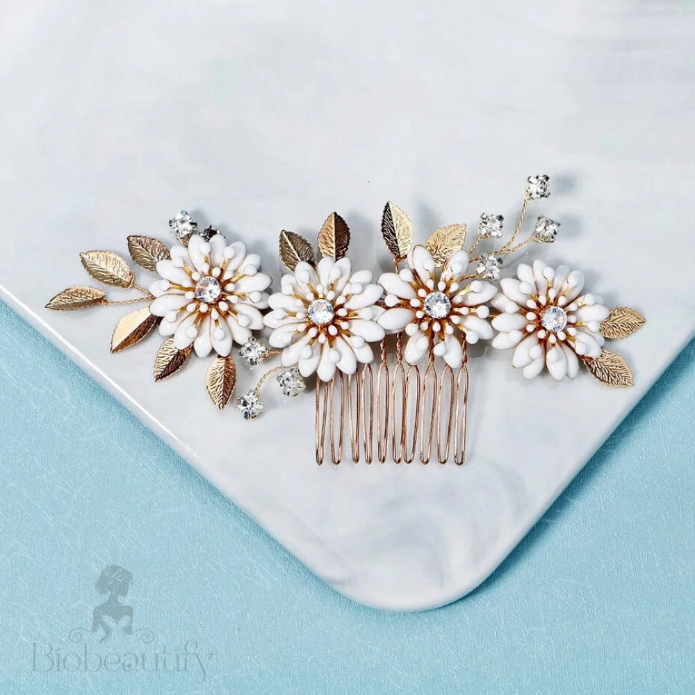 Aysha Bohemian Gold Bridal Hair Accessory