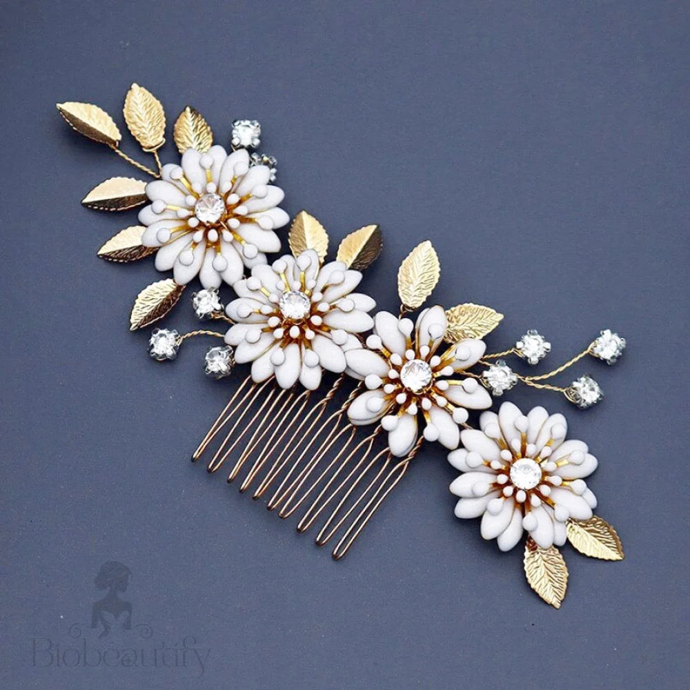 Aysha Bohemian Gold Bridal Hair Accessory