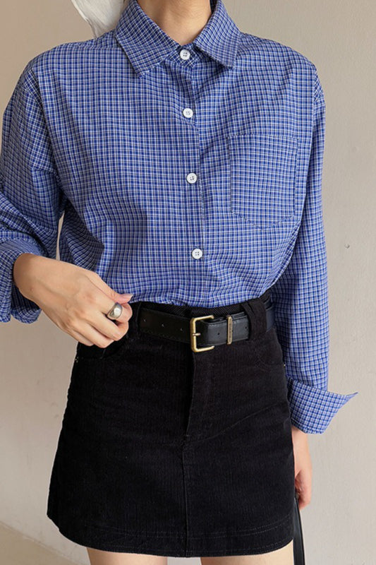 Retro Corduroy A-Line Christmas Skirt