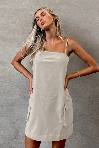 Backless Sleeveless Loose Mini Dress