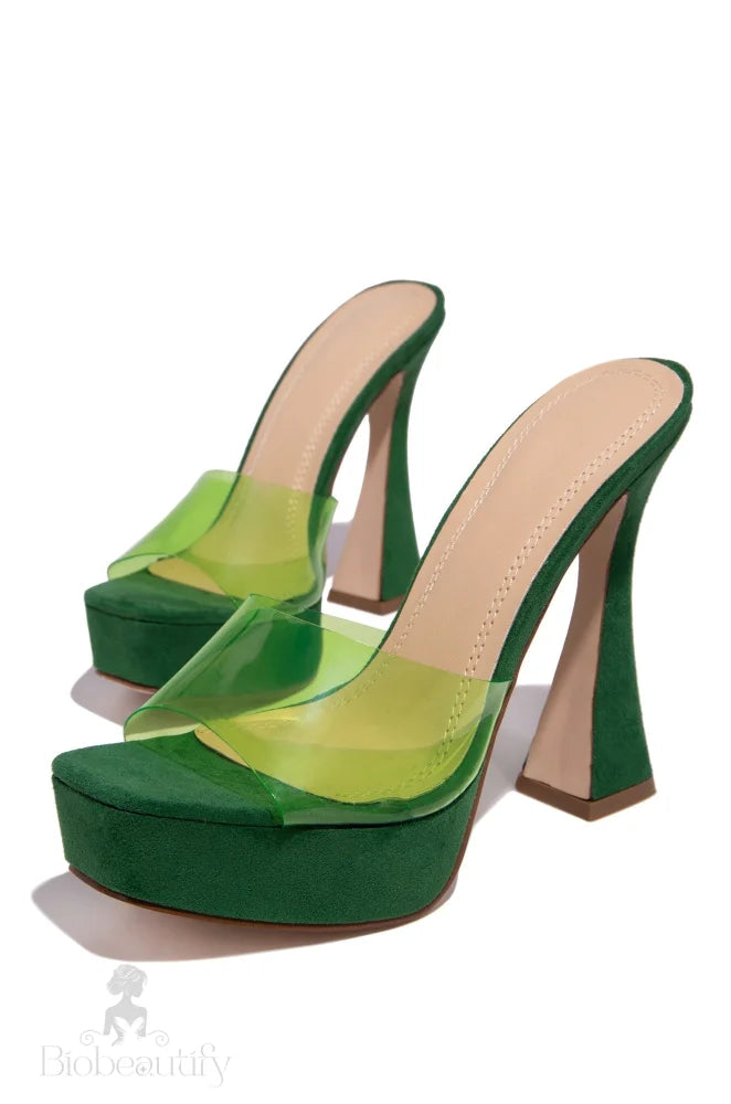 Barbie Platform Heels 8 / Green