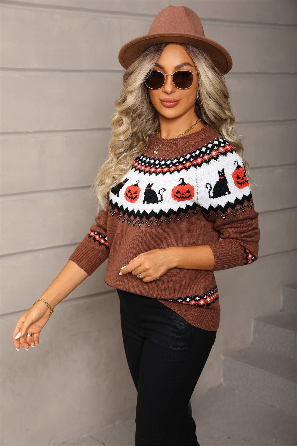 Halloween Knit Sweater