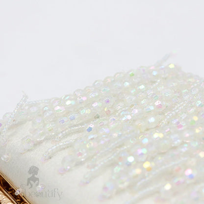 Beaded Tassel Clutch Bag By Barbara