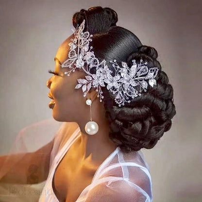 Beaumont Crystal Bridal Hairpiece In Silver And Gold