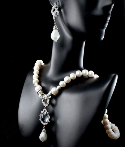 Becky Freshwater Pearl 3-Piece Bridal Jewelry Set