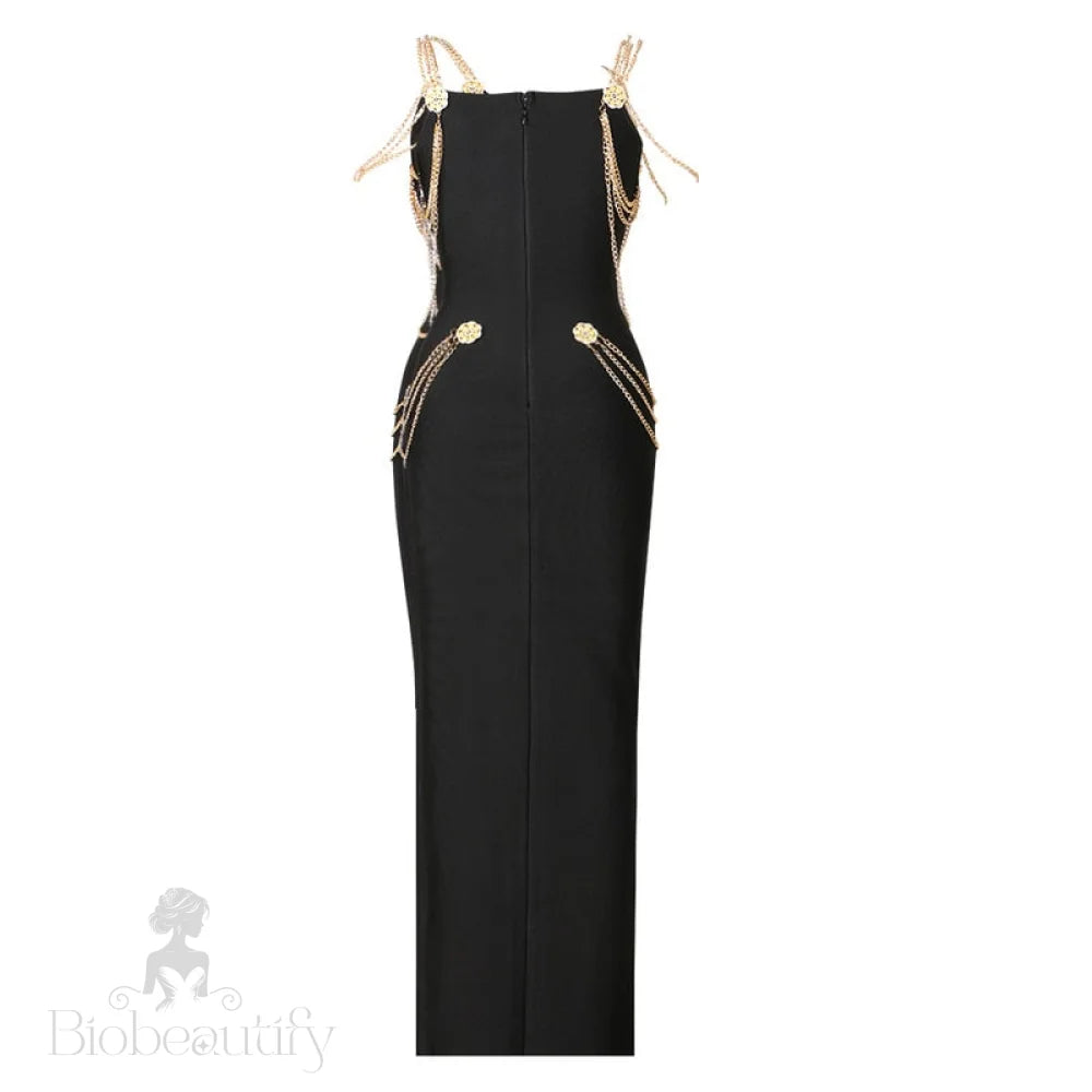 Bellamy Rhinestone Gown Dress