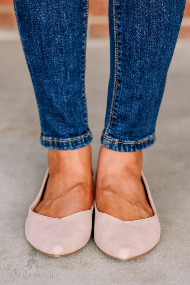 Blush Pink Flats - Can’t Walk Away 6.5 /