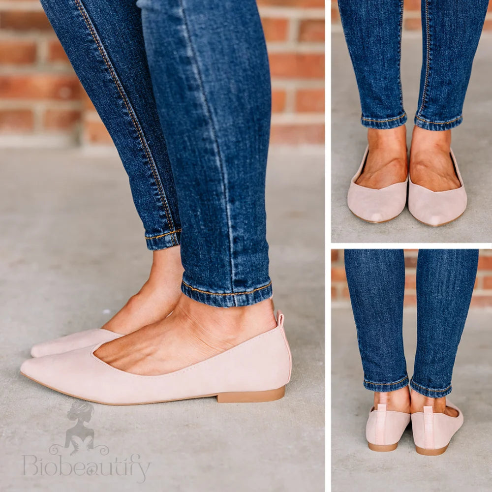 Blush Pink Flats - Can’t Walk Away 7 /