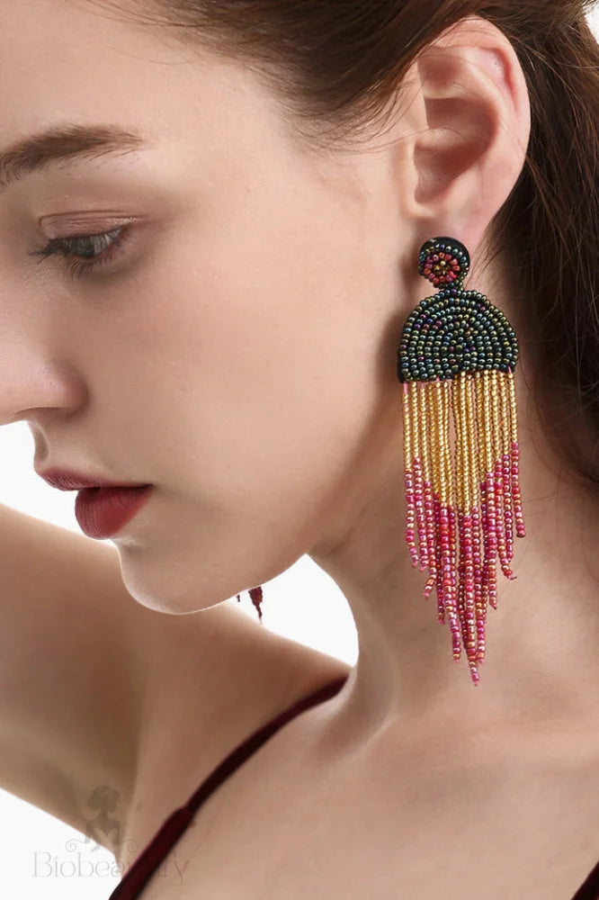 Bohemian Waterfall Dangle Earrings