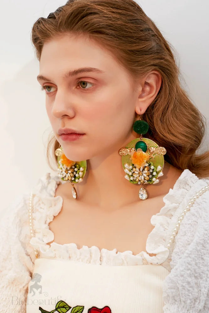 Boho Floral Earrings