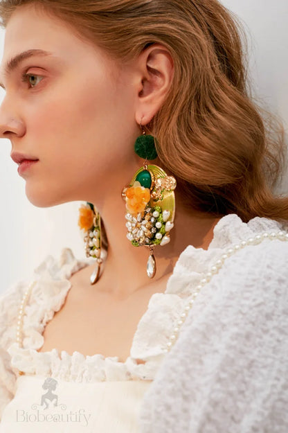 Boho Floral Earrings