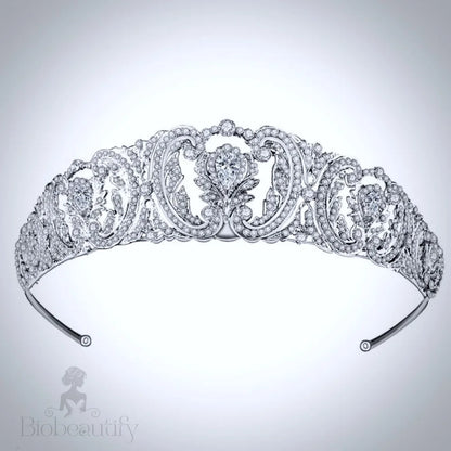 Brigitte Wedding Tiara With Crystals