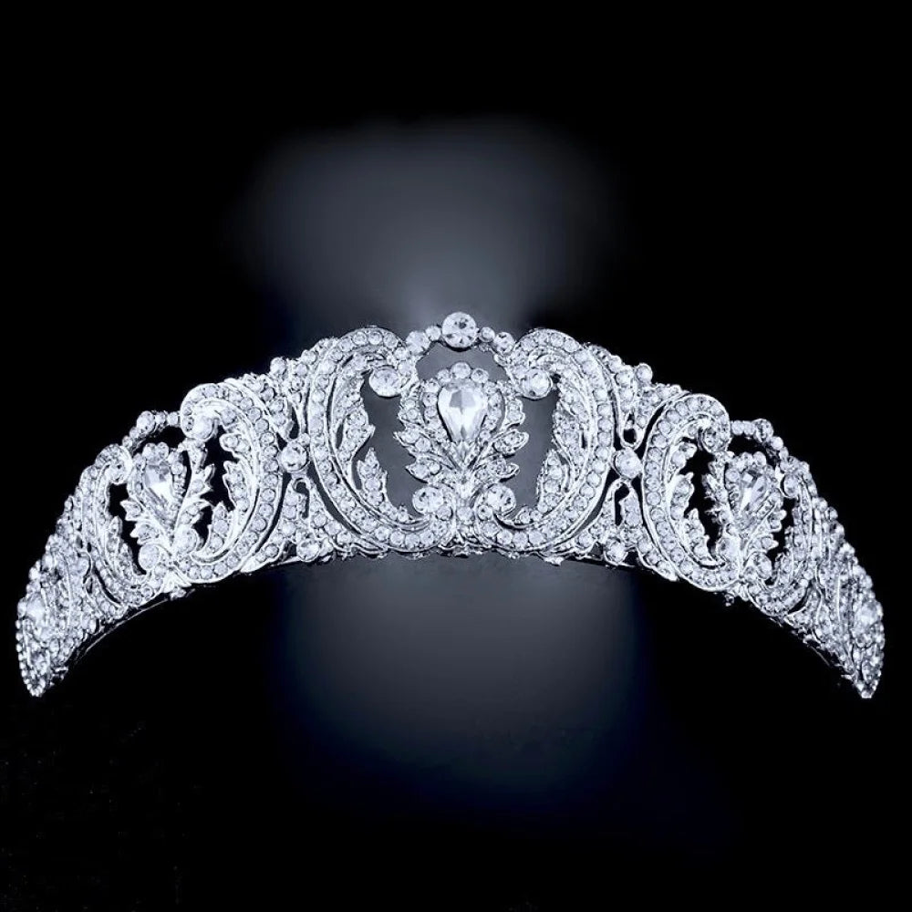 Brigitte Wedding Tiara With Crystals