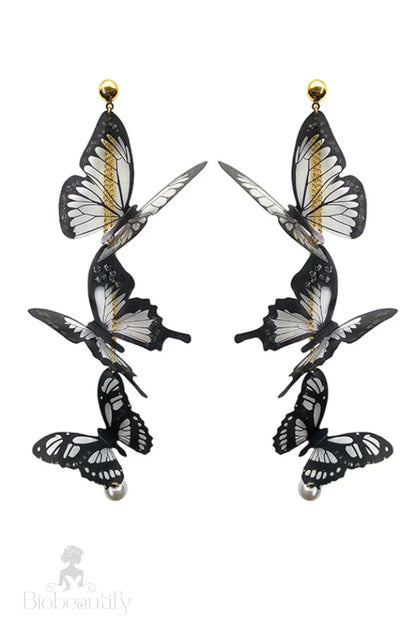 Butterfly Long Pendant Earrings