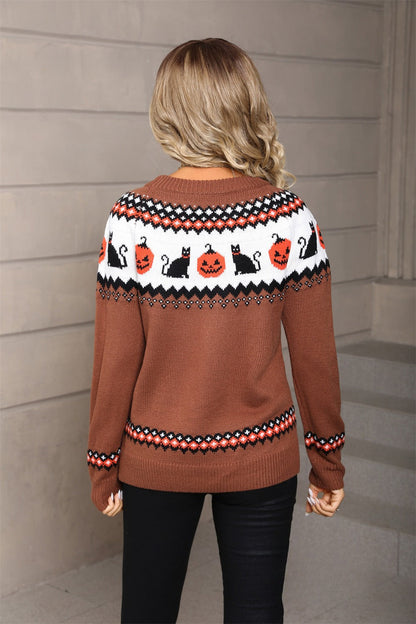 Halloween Knit Sweater