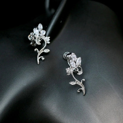 Candice Silver Cz Bridal Jewelry Set