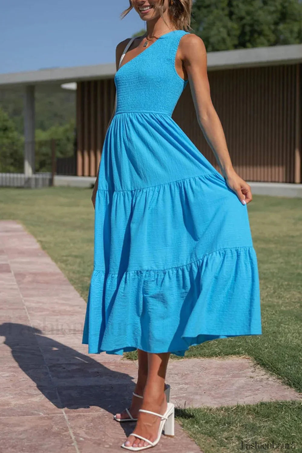 Cassy One Stylish Shoulder Abigail Dress