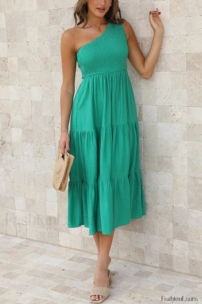 Cassy One Stylish Shoulder Abigail Dress