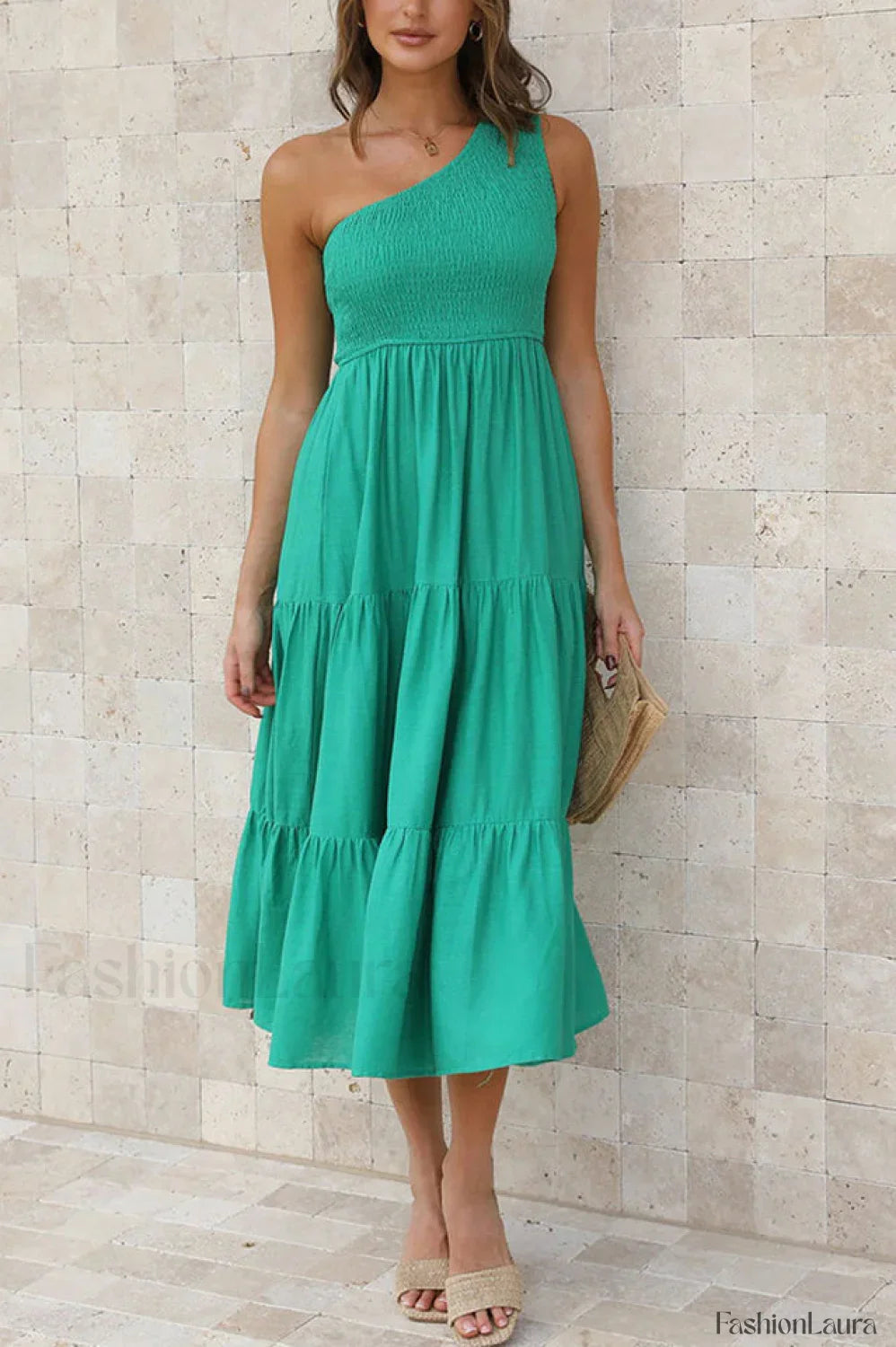 Cassy One Stylish Shoulder Abigail Dress S / 1#