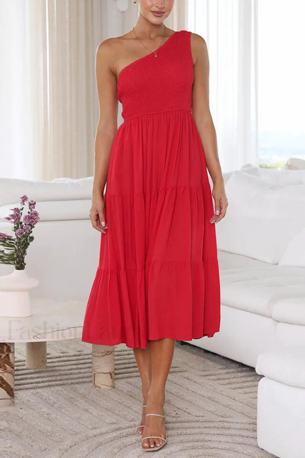 Cassy One Stylish Shoulder Abigail Dress S / 4#