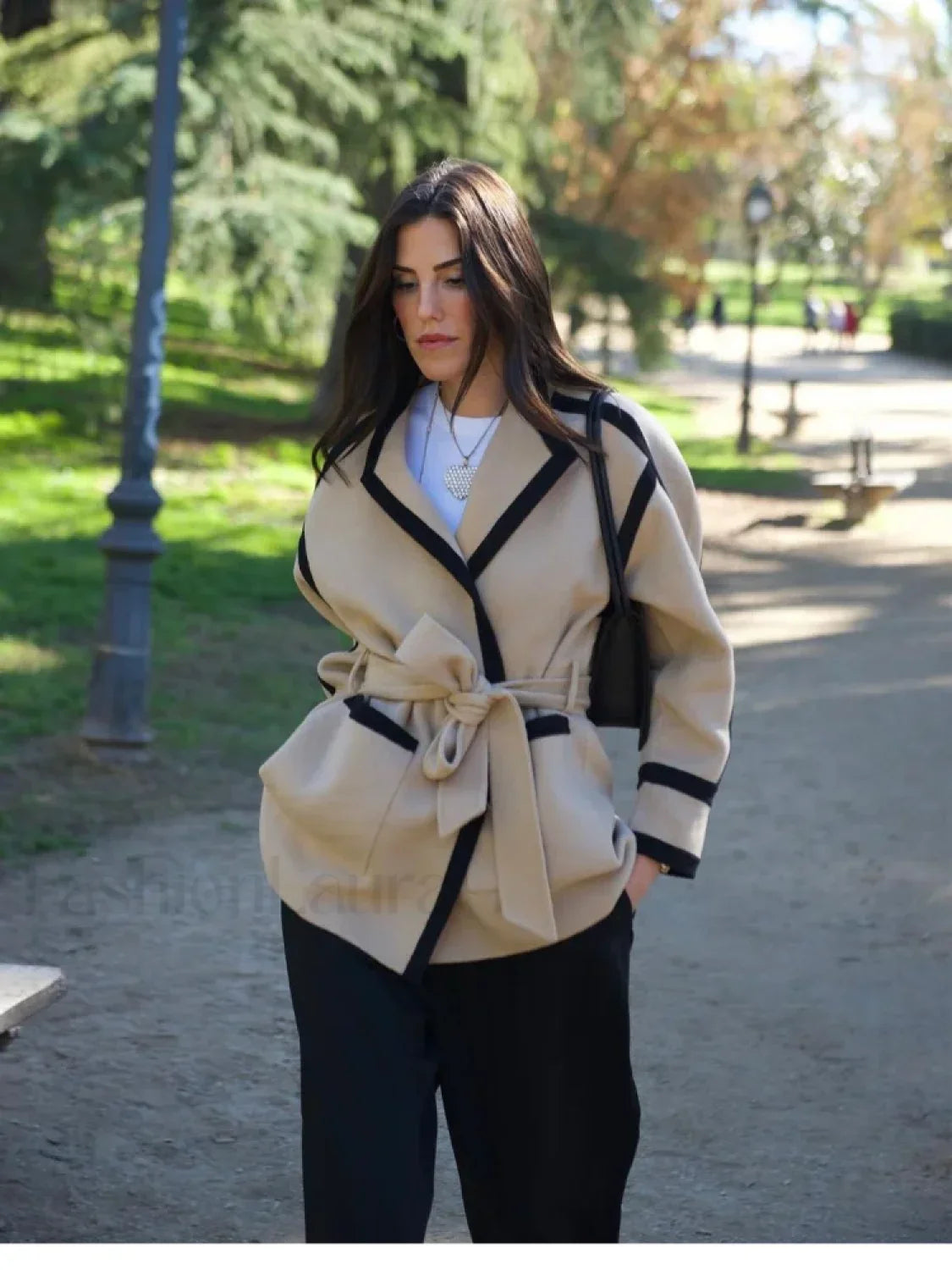 Casual Lace Up Women’s Overcoats