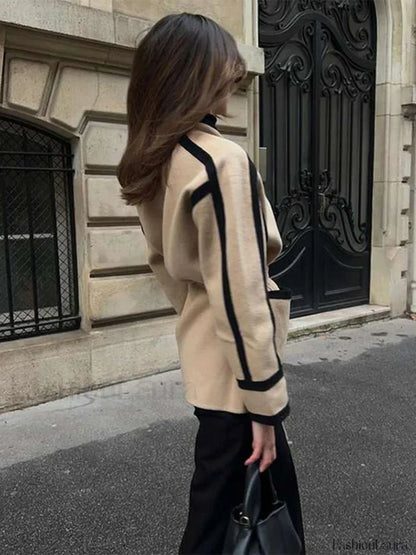 Casual Lace Up Women’s Overcoats