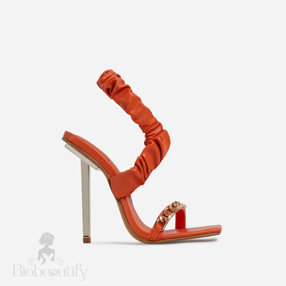 Catalina Orange Heels