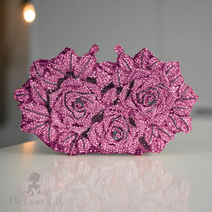 Cecilia Rose Clutch - Purple