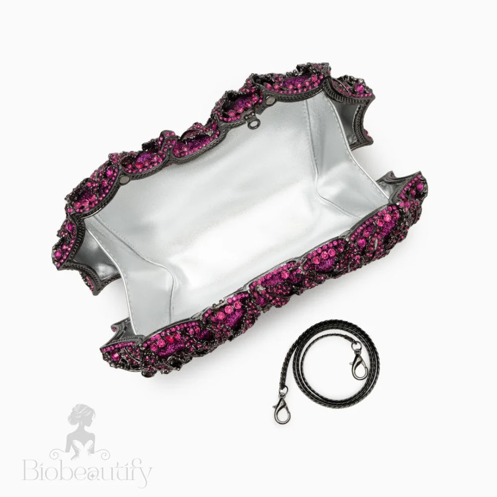 Cecilia Rose Clutch - Purple