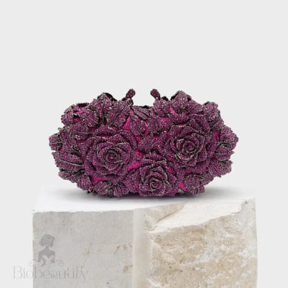 Cecilia Rose Clutch - Purple