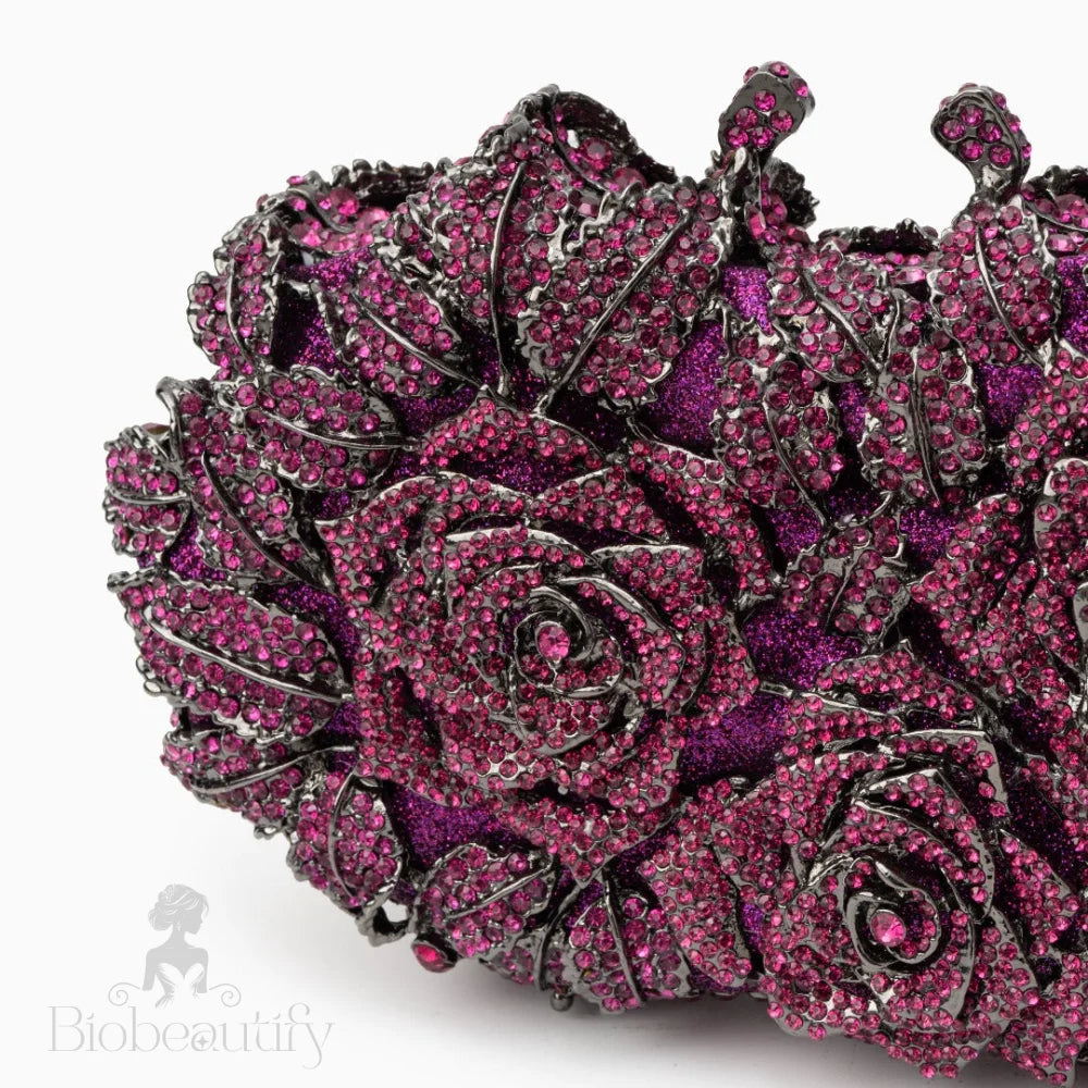 Cecilia Rose Clutch - Purple