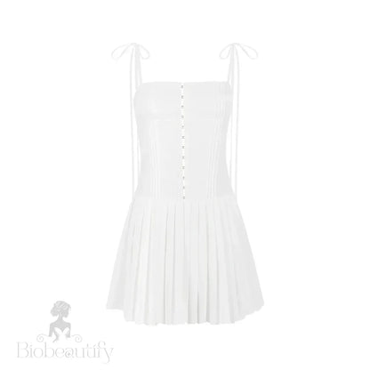 Celine French Corset Dress White / M