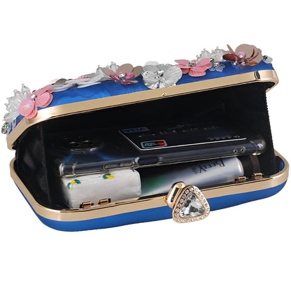 Zenaida Beaded Floral Clutch Bag