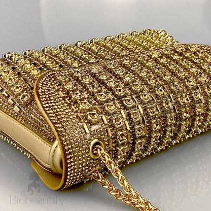 Chantal Clutch Bag With Diamond Detail