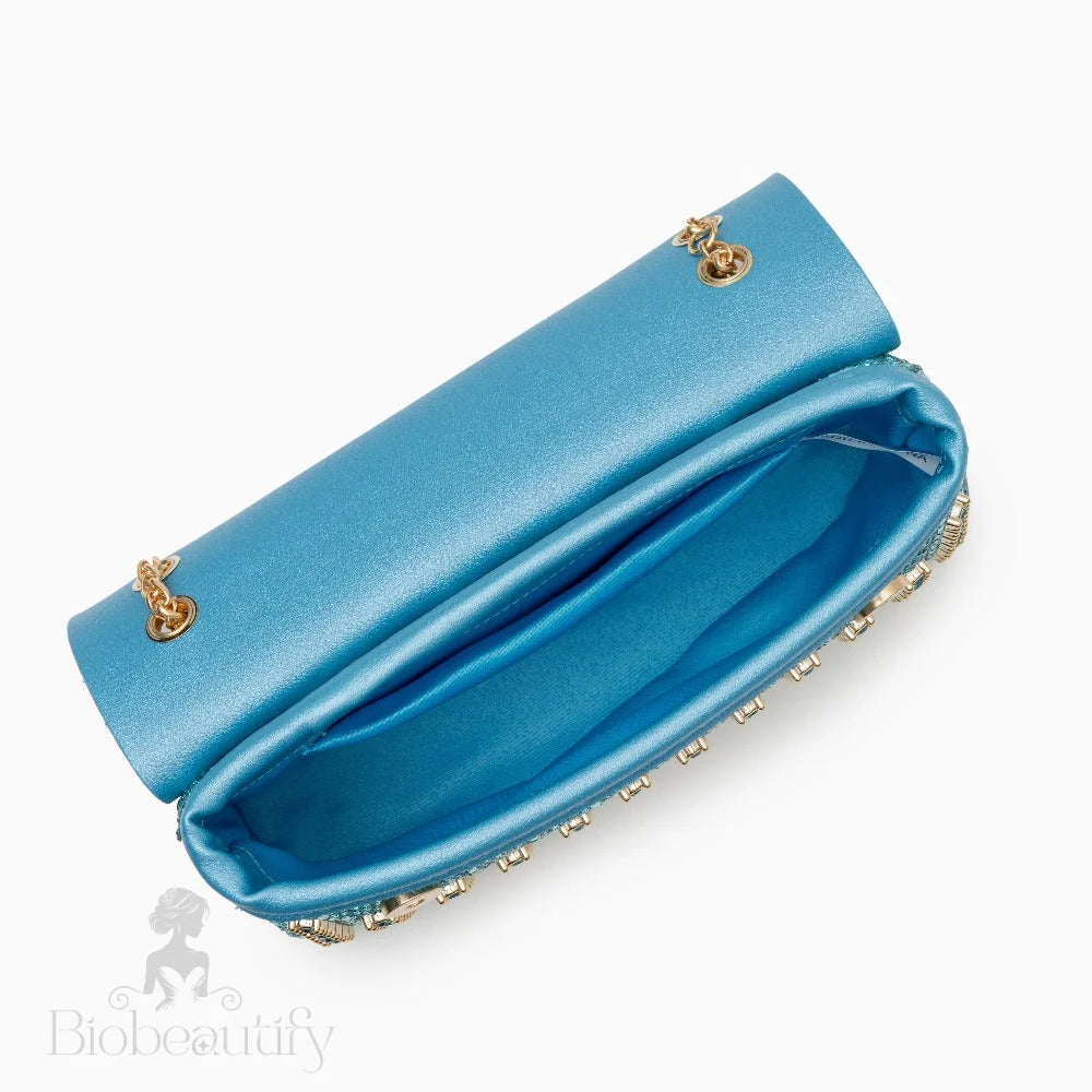 Chantal Clutch Bag With Diamond Detail