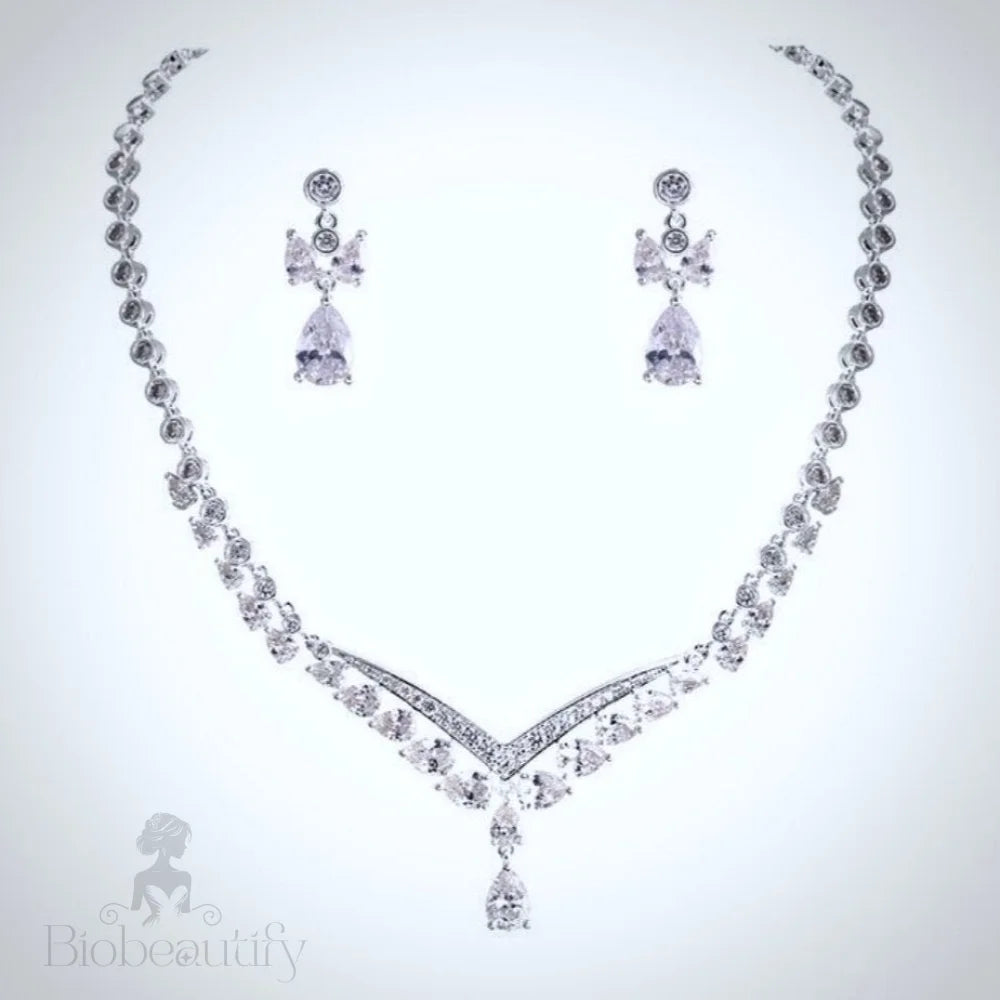 Charisse Cubic Zirconia Bridal Set