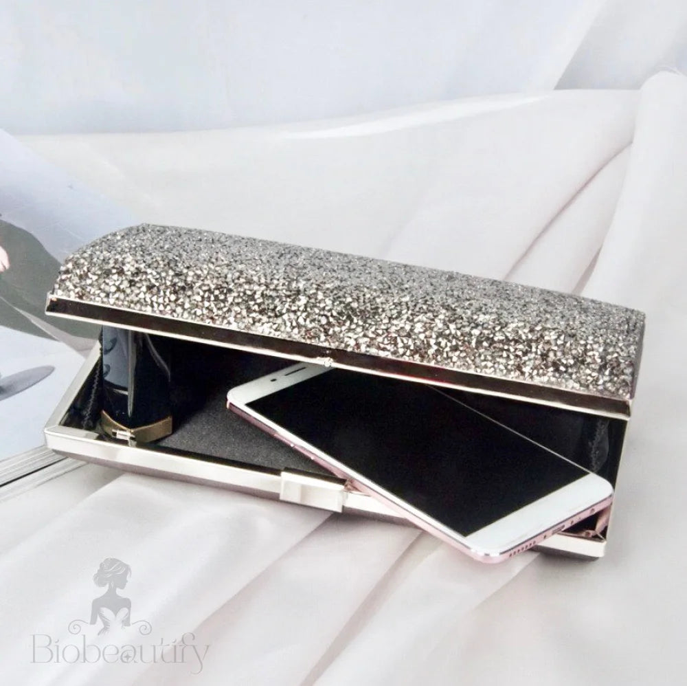 Charlee Crystalized Bridal Clutch