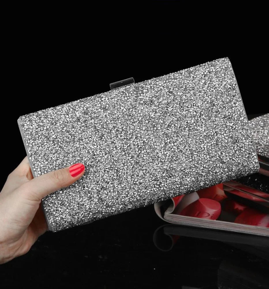 Charlee Crystalized Bridal Clutch