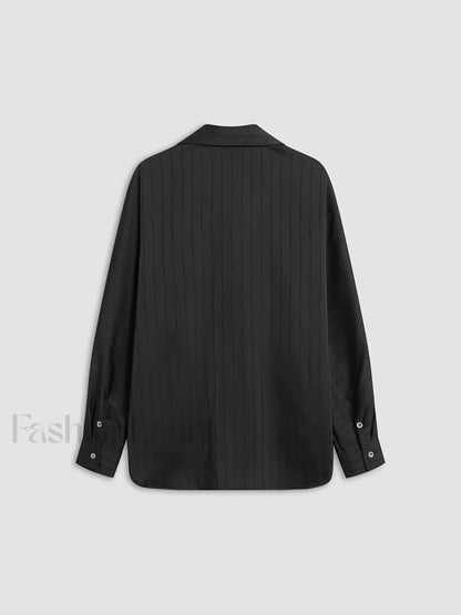 Charlotte Oversized Button Up Collared Shirt Shirts