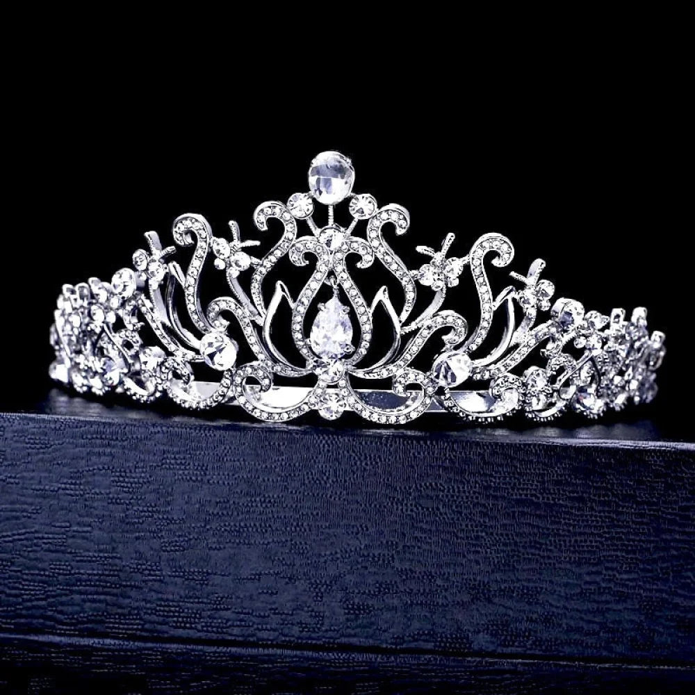 Cierra Silver Zirconia Bridal Tiara