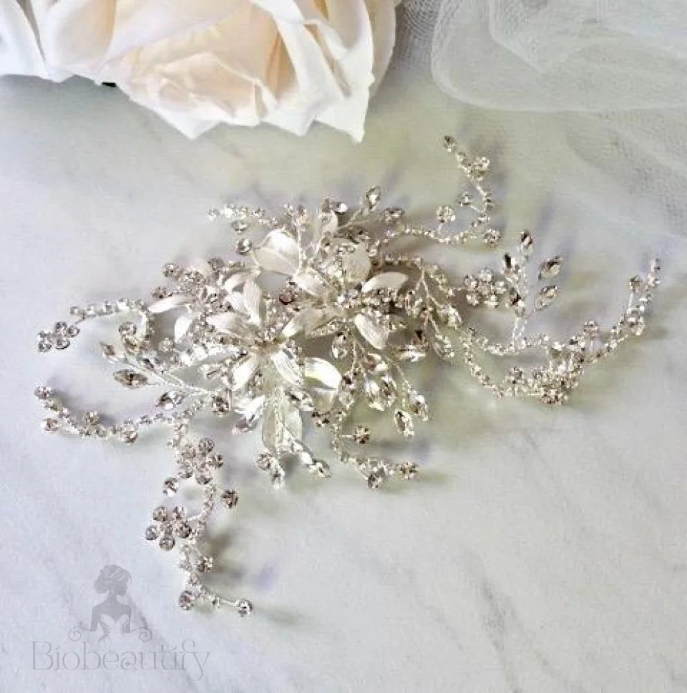 Clarise Crystal Bridal Hair Vine